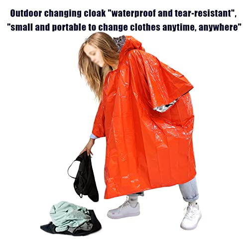 Ninth C Poncho di sopravvivenza impermeabile in