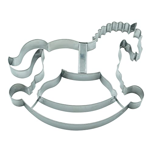 BekkiB Tagliapasta Cavallo a dondolo – Dimensioni 16,6 x 13,5 cm – Il formino per biscotti è adatto alla lavastoviglie – 1127