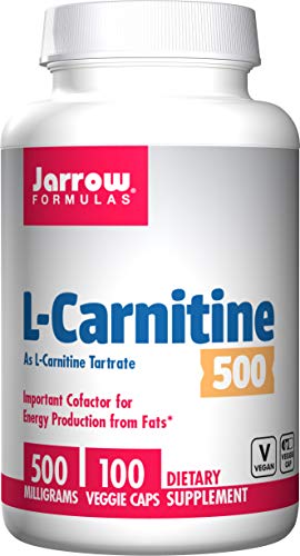 Jarrow Formulas L-Carnitine, 500mg - 100 caps - 100 Cápsulas