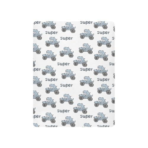 Image of Fish and Fish Small Car Crib Sheets Stretchy Portable Sheets for Baby Toddler Breathable Soft Crib Mattress Sheet for Girls Boys