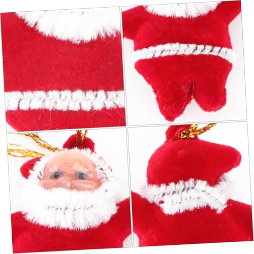 Image of 6Pc Santa Claus Christmas Decoration Combo Pack | Items for Home & Office | Festive Hangings, Foam Ornaments | PoPo Toys