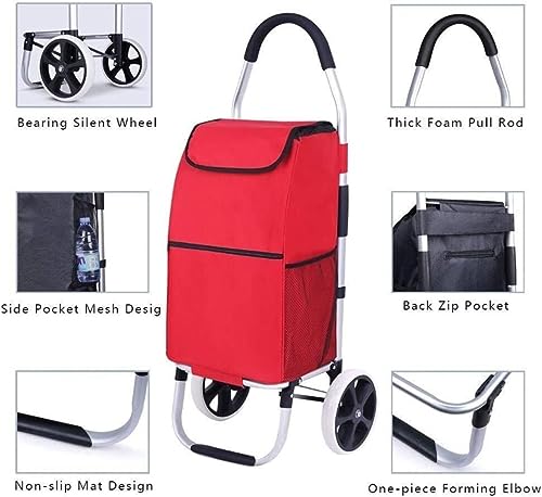 Carrito plegable portátil con capacidad 40 kg miniatura 6