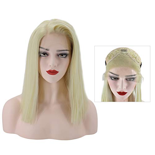 Lurrose Peruca de cabelo reto muito curto Acessórios de cabelo elegantes Cobertura de peruca requint