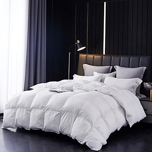 Johalaide Goose Down Feather Comforter King Size Duvet Ins...