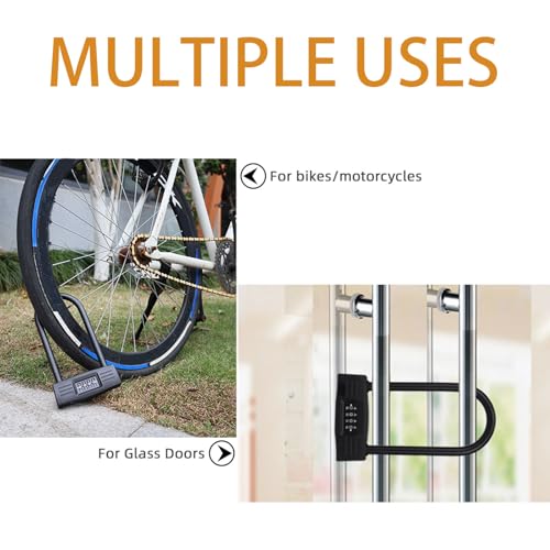 Serrure à combinaison pour vélo en acier robuste et durable - 6