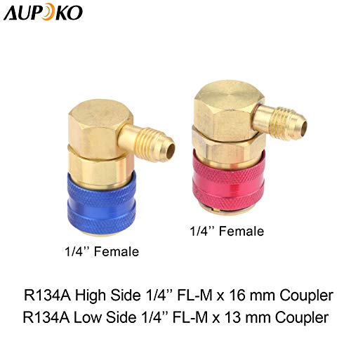 Kit de Acoplador R12 a R134A con Adaptador y Manómetro miniatura 3