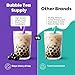 Black Tapioca Boba Pearls for Bubble & Milk Tea Unsweetened - 2.2 Lbs 20-30 Servings - Premium Chewy Black Tapioca Boba Bubbles For Beverages & Dessert Toppings For Pro Tea & Coffee Shops & Home Use