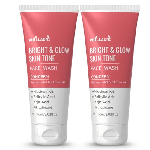 Image of Bright Glow Face Wash | Reduces Tan | Bright Glow FaceWash With Gentle Cleansers For Daily Skin Care | For Oily & Combination Skin | Brightening Face Wash | Ultra Radiance For Brightening | for Men & Women | Pack 2