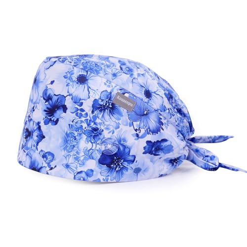 Image of Kousenpu Scrub Caps for Men, Adjustable Surgical Cap, Breathable Medical Hat for Doctors, Nurses & Healthcare Professionals