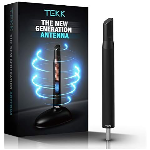 Tekk Short Antenna Compatible with Dodge RAM Trucks 1500 2500 3500 94 to 2025 | Designed for Optimized FM/AM Reception | 4.8 Inches Cover