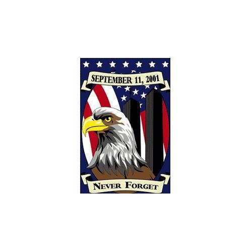 Sivart VaultNever Forget 911 Garden Flag (24â€x36â€) Bare Drive