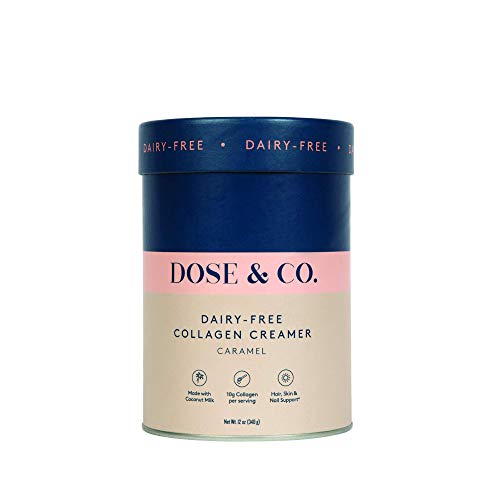 Dose and Co Dairy Free Collagen Creamer (Caramel) 12 oz (340g)