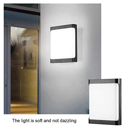 Preisvergleich Produktbild Moderne Einfache Wandleuchte Beleuchtung 18 Watt LED Wandhalterung Leuchten wasserdichte Außenwandleuchten Lichter für Wohnzimmer Schlafzimmer Flur Bad Treppe (85 V-265 V) MEHRWEG VERPAKUNG(Weiß)