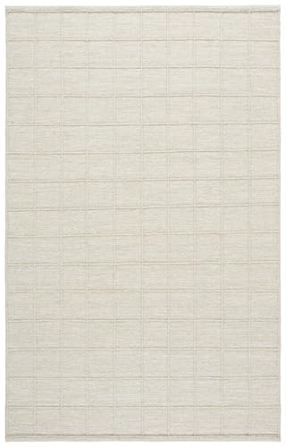 Tapete decorativo beige 183x91 cm hecho a mano en lana miniatura 3
