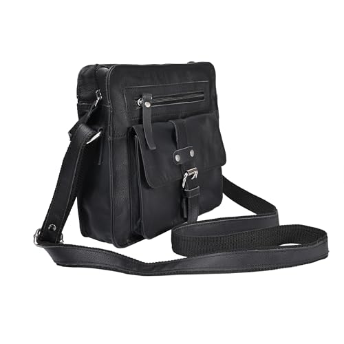 Image of Genuine Leather Sling Bag for Men, Stylish and Spacious Side Bag for Men, Crossbody Bag for Men Daily Use
