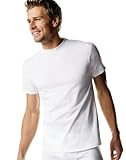 Hanes Men's Tagless Cotton Crew Undershirt – Multiple Packs and Colors
