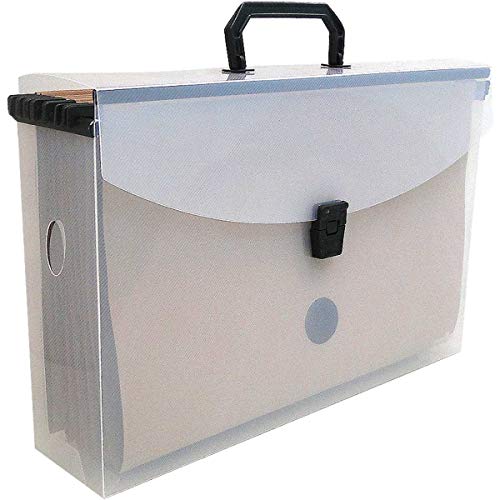 Maleta arquivo slim Dellosmile cristal 2160h 6 pastas susp Dello