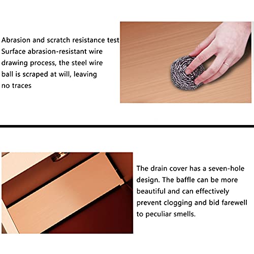 NOALED Universelles Auswasch-Urinal zur Wandmontage, Edelstahl-Urinal-Trichter, berührungsloses Auswasch-Urinal, vertieft den Boden, WC-Badezimmer-Zubehör mit Automatik – Bild 6