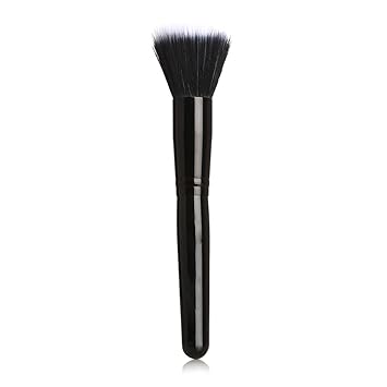 Multibrite Fan Makeup Brush Highlighter Makeup Brush Loose Powder Brush Cosmetic Makeup Brush Flat Top Blending Brush Suitable for Blending Buffing