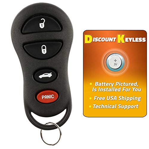 Discount Keyless Replacement Key Fob Car Remote Compatible with GQ43VT17T, 04602260