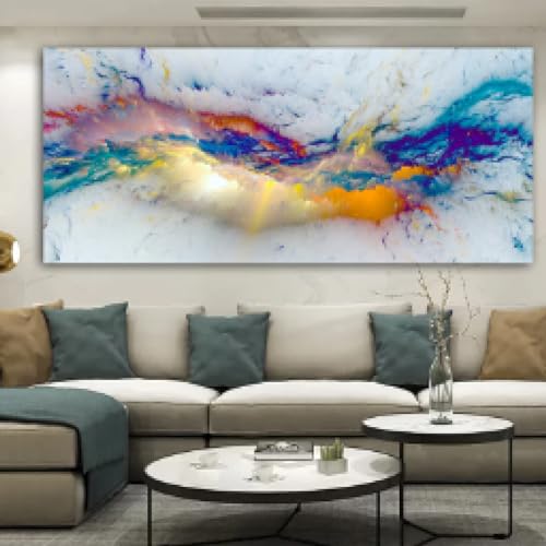 Pensez indépendant tableau abstrait Nuages colorés pour esprit libre