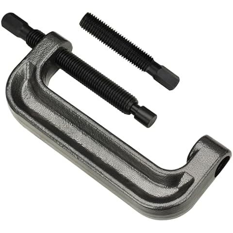 limontek Ball Joint Press Kit, Large C-Frame Press for Ball Joints, U-Joints and Wheel Studs Removes, Brake Anchor Pins Press with 2 Screws Cover