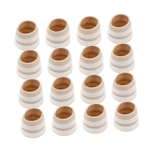 Angoily 16 Piezas Estera De La Silla Almohadillas para Pies De Muebles Patas De Escritorio Patas De Los Muebles Calcetín De De Muebles Patas Ajustables Gel De Sílice