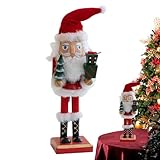 Photo Gallery tuxuseo schiaccianoci a forma di babbo natale, 27 cm, in legno, per soggiorno, ufficio, hotel, scuola, feste Photo Gallery tuxuseo schiaccianoci a forma di babbo natale, 27 cm, in legno, per soggiorno, ufficio, hotel, scuola, feste