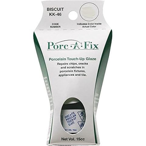 PORC-A-FIX KK-46V KK-46 Porcelain Touch-Up Glaze, Kohler Biscuit-289586 Cover
