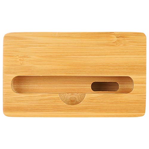 Telefone de madeira de bambu Amplificador de alto-falante de som Suporte de telefone celular com amp
