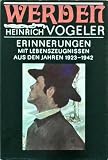 Werden: Erinnerungen mit Lebenszeugnissen aus den Jahren 1923-1942 ...