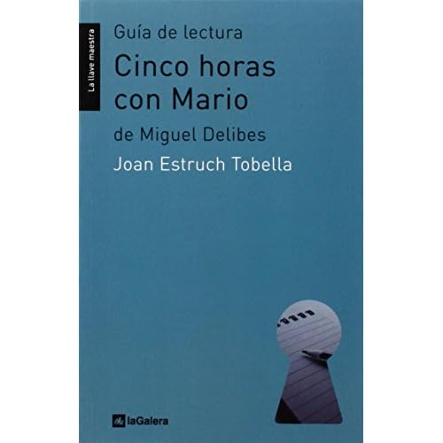 Guía de lectura de 'Cinco horas con Mario': de Miguel Delibes: 22 (La llave maestra)