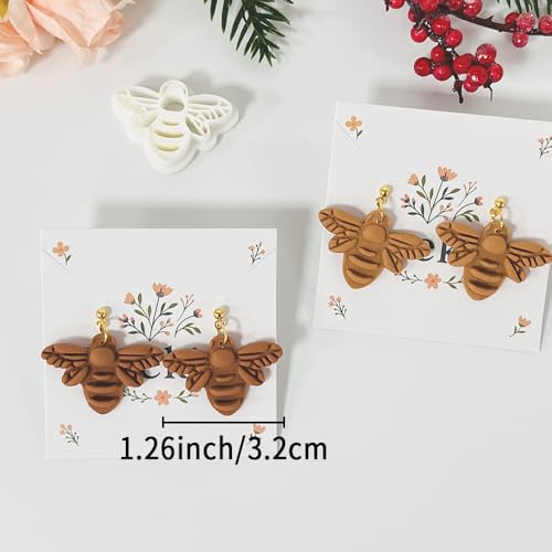Moldes de arcilla polimérica de abeja para confección de joyería y pendientes artesanales 3