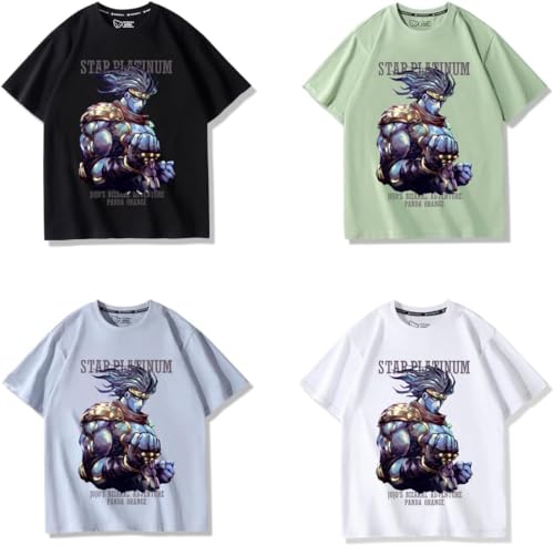 空条承太郎 スターダストクルセイダース プリントTシャツ