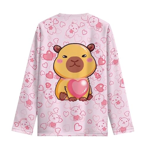 Image of Kids Long Sleeve Shirts for Girls 3-16 Year Old Cute Clothes for Teen Girls Casual Workout Tops