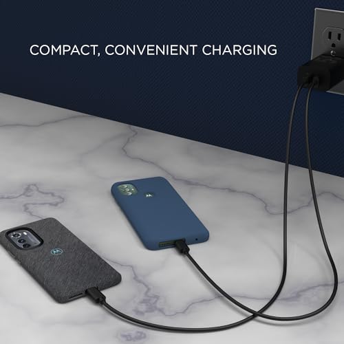 Image of Motorola TurboPower 50W Share Charger + 3.3ft Cable | For Moto G 2025 /2026, G Power 2024 /2025 /2026, G Stylus 2024 /2025 /2026, G Play 2024 /2026, Edge, Razr