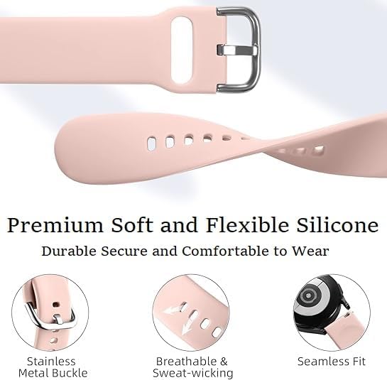 Miniatura 4 de E ECSEM Bandas compatibles con Gydom y ENOMIR IDW13IDW19LW51, correa de silicona suave, impermeable, ajustable, correa de repuesto para reloj