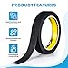 LLPT Wetsuit Repair Tape Iron On 1.6” x 16.5 Ft Seam Sealing Patch Waterproof for Neoprene Wetsuit Drysuit Fishing Suits Industrial Standard Carrier Material Color Black(IR1665)