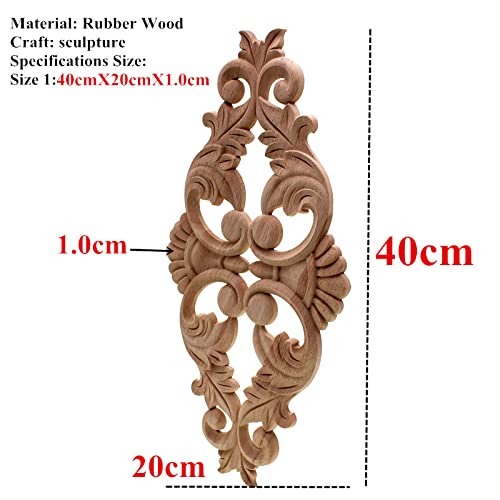 Décalcomanie d'angle en bois 40x20cm pour customisation murale - 3