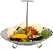 Instant Pot Veggie Steamer Basket - 3, 5, 6 & 8 qt.- Extendable Handle, Foldable Legs with Silicone Feet. Food Steamer - Instant Pot Accessories.100% Stainless Steel (SS Ext.Handle -Std)