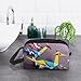 Bolsa organizadora de viaje multicolor con grullas de papel Imagen de Bolsa organizadora de viaje multicolor con grullas de papel