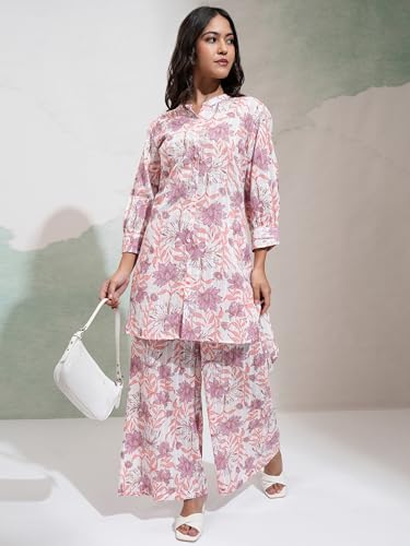 Image of Vishudh Women's Co-ord Set | Trendy Matching Set for Casual & Chic Looks | Stylish Top & Bottom Co-ord for Women