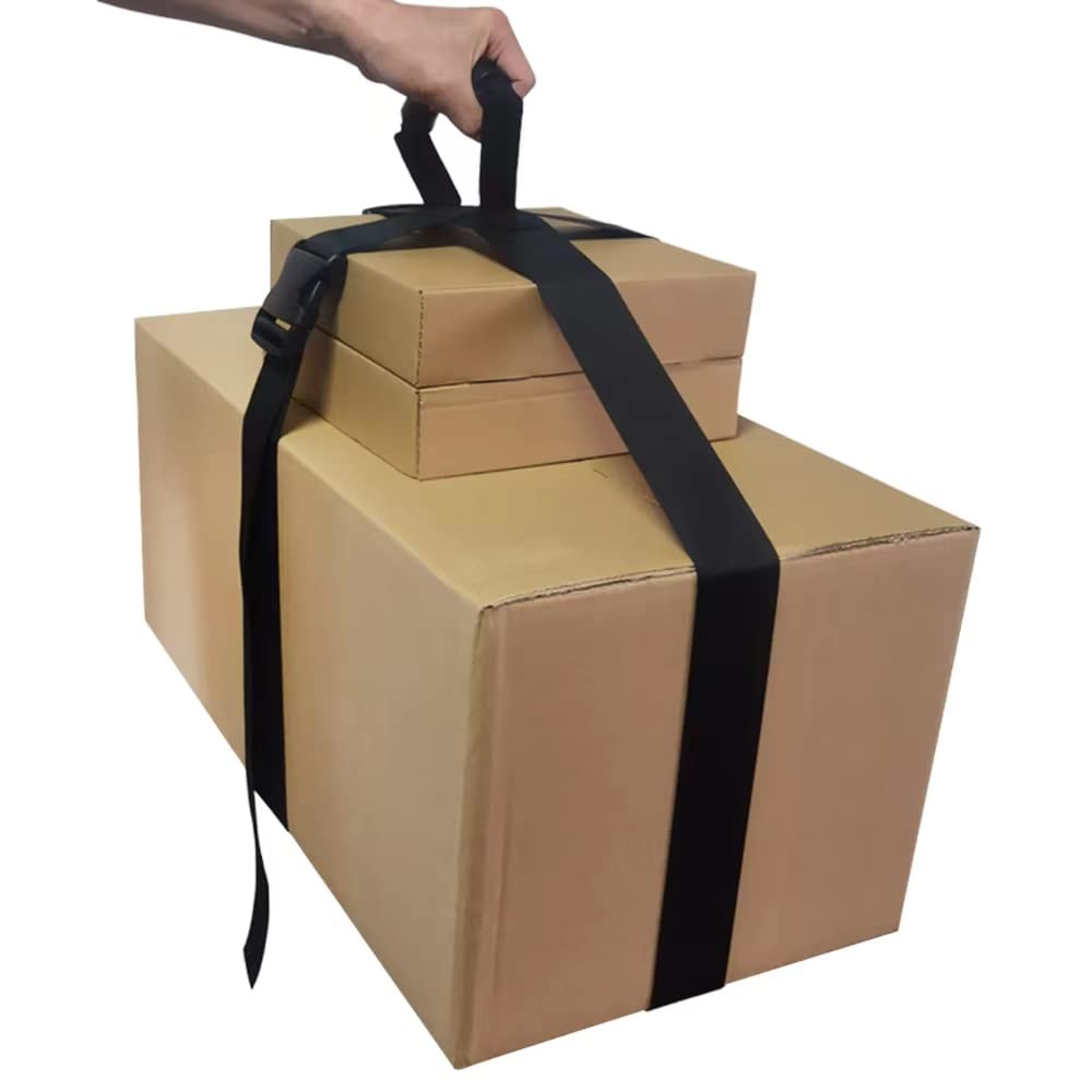 Photo 1 of Heavy-Duty Box Carrying Strap with Handle for Moving and Transporting,Cross Style Carry Straps | Perfect for Lifting and Transporting cartons | Includes Adjustable Straps?118inch?.
