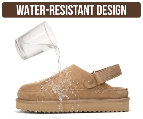 Project Cloud 100% Genuine Leather Platform Clogs for Women Mules for Women by Project Cloud - Used condition - Image 5