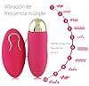 Oéufs Vîbrant Vibro Couple Pȱṛţ𝗮𝖻łe Oèuƒ vibr𝗮nt Femme Oeuf de Massage en Silicone Masseur Portable 9 Fréquences de Vibrations - Étanche et Silencieux - Rechargeable en USB K5 #1