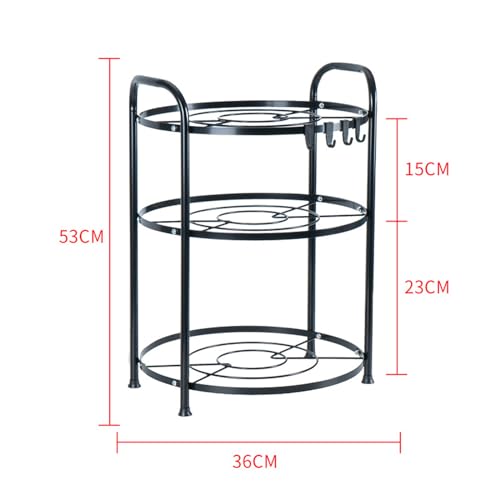 Supporto Regolabile per pentole e padelle - Organizer salvaspazio per pentole e padelle da Cucina, Supporto per riporre Gli Utensili da Cucina in Modo efficiente, Perfetto per l'organizzazio