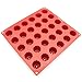 Freshware 30-Cavity Mini Silicone Mold for Caneles and Bordelais Fluted Cakes