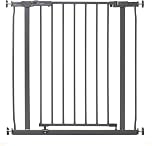 Dreambaby Ava Baby Safety Gate - Pressure Mounted Security Gate - Fits Opening from 75-81 cm Wide & 75cm Tall - with Double Locking Mechanism Feature - Charcoal - Model G2096BB