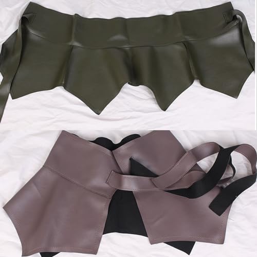 Sweet Ladies Wide Belt Adjustable Vintage Faux Leather Fashion Wild Ruffle Women Waist Seal Belt4