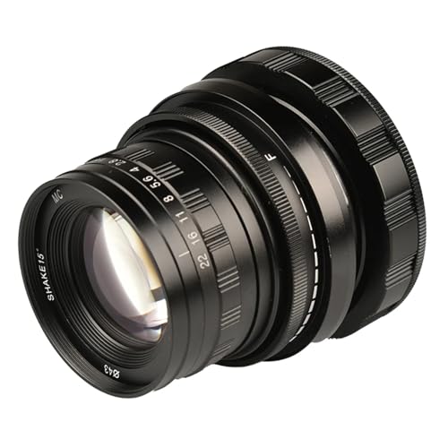 Vlogmagic 50mm F1.6 �}�j���A���t�H�[�J�X�Œ莮�t���t���[���e�B���g�����Y�iSony E�ACanon RF�ANikon Z�AFuji FX�AM4/3 L�}�E���g�~���[���X�J�����p�j(Nikon Z)